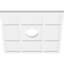 Médaillon de plafond contemporain 20 po x P 4 po x P 7 po x P 1 po Rubik-36089047