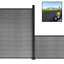 4ft / 1200mm High Composite Fence Panel Kit with Aluminium Posts Above Ground Installation-135436354-135436384