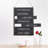 Wall Mounted Restaurant Chalkboard Menu