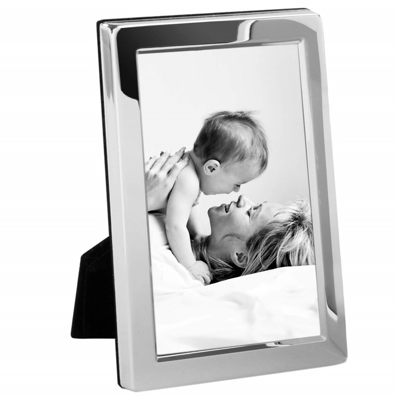Cadre photo classique en fer argenté 7X8, H 7,08 po x l 8,66 po x P 1,18 po