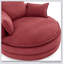 Upholstered Swivel Accent Chair-1351914157