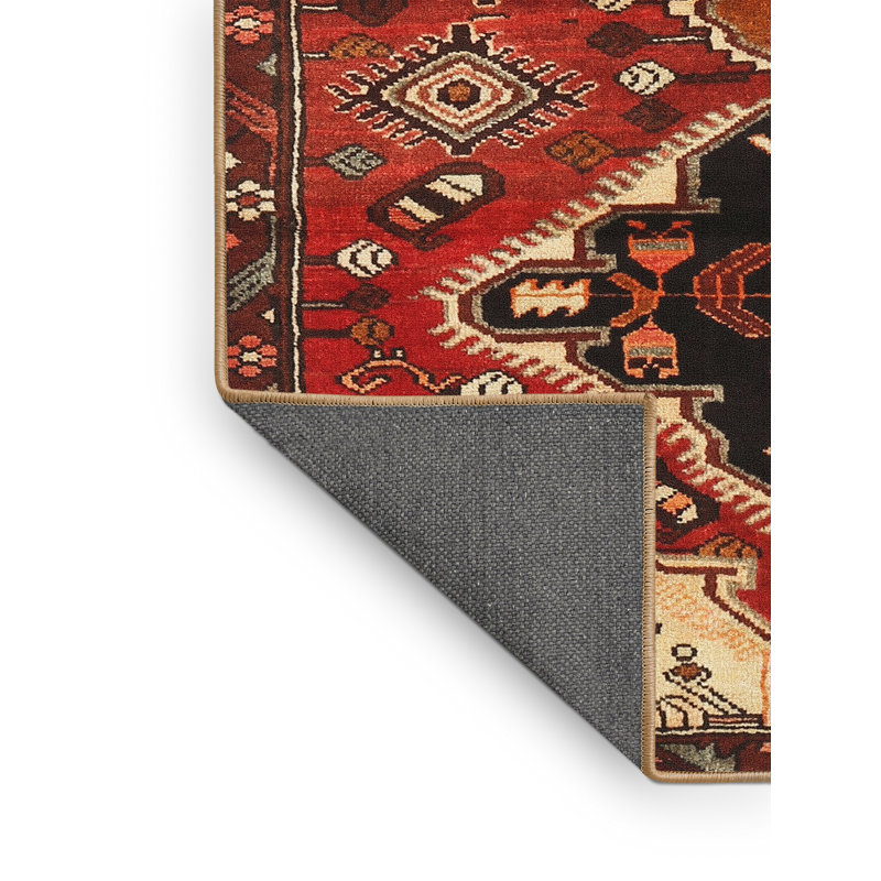 Tapis rouge à motif sud-ouest, Rectangle 5 pi x 7 pi
