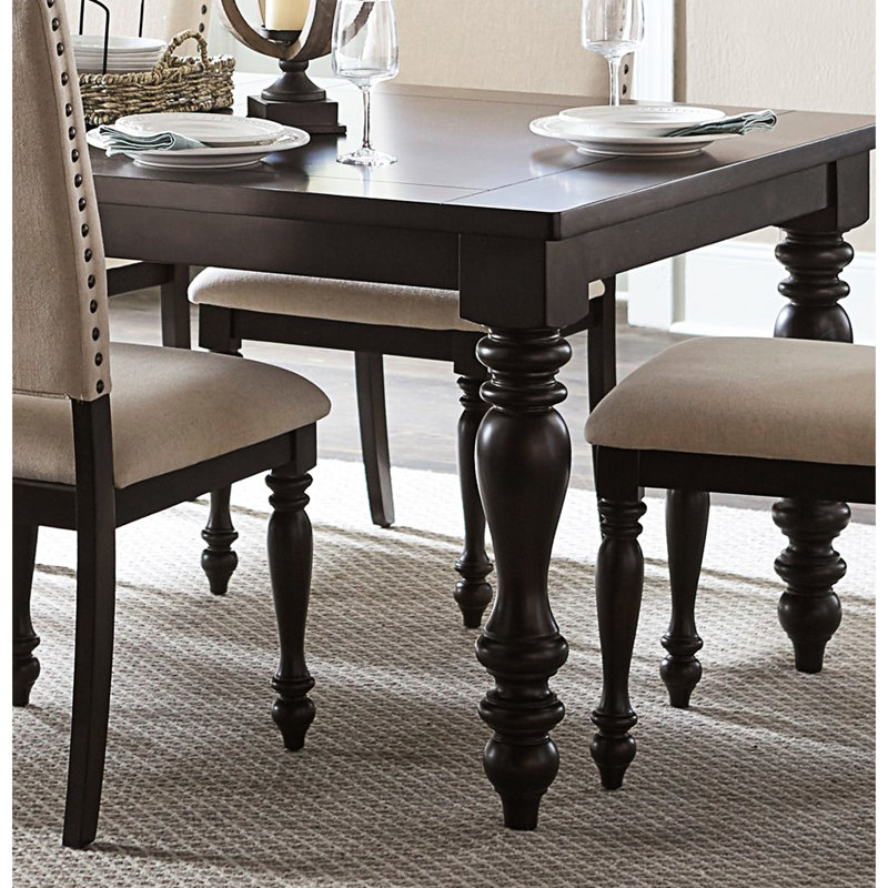 Table et chaises rembourrées Brown, 5