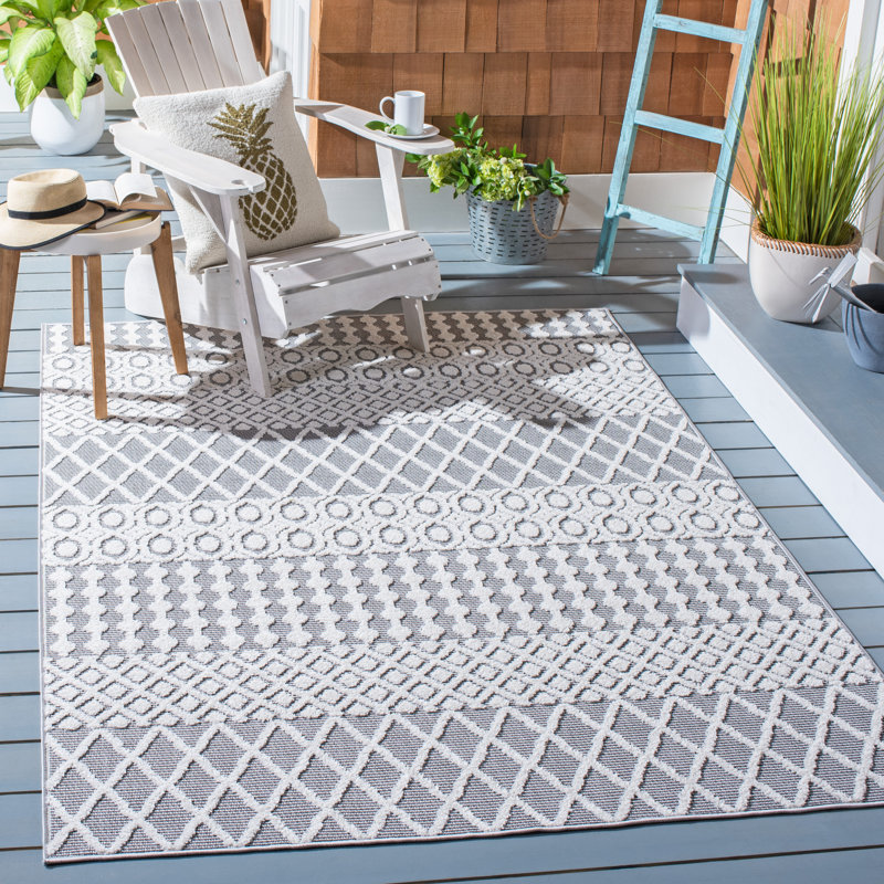 Tapis à motif géométrique Dobbs Performance, Rectangle 9 pi x 12 pi