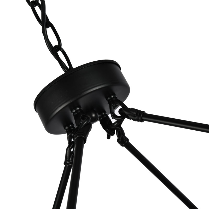 Faolan 36 - Light Wagon Wheel Chandelier