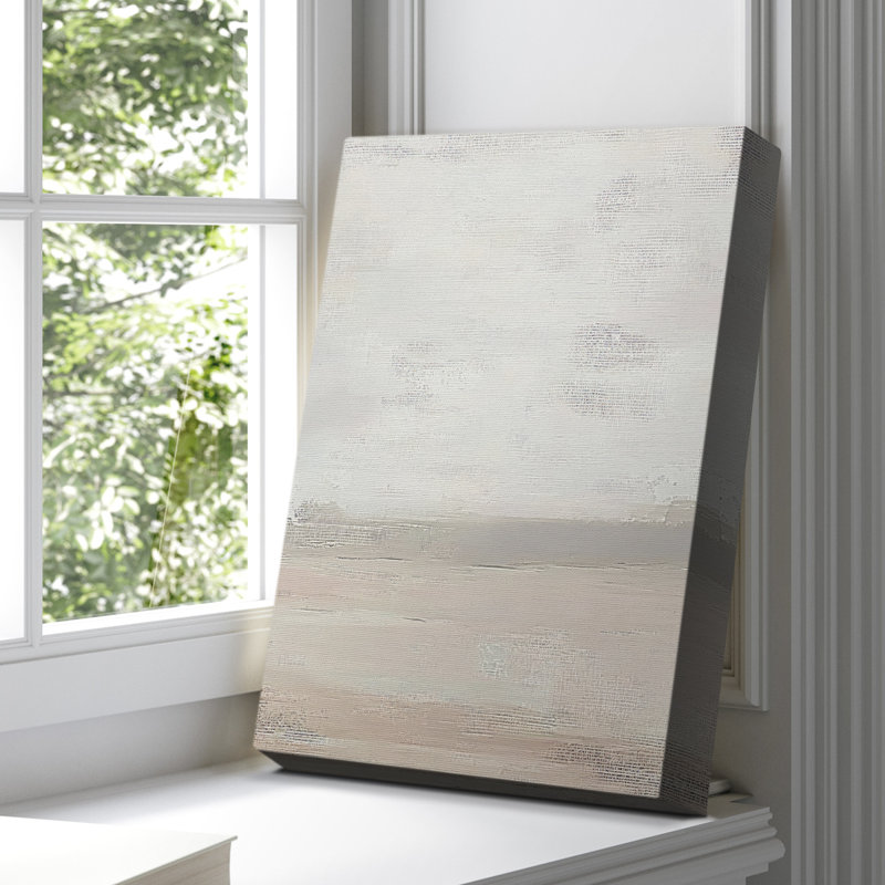 Toile tendue avec châssis abstrait, prêt à accrocher, H 36 po x l 24 po