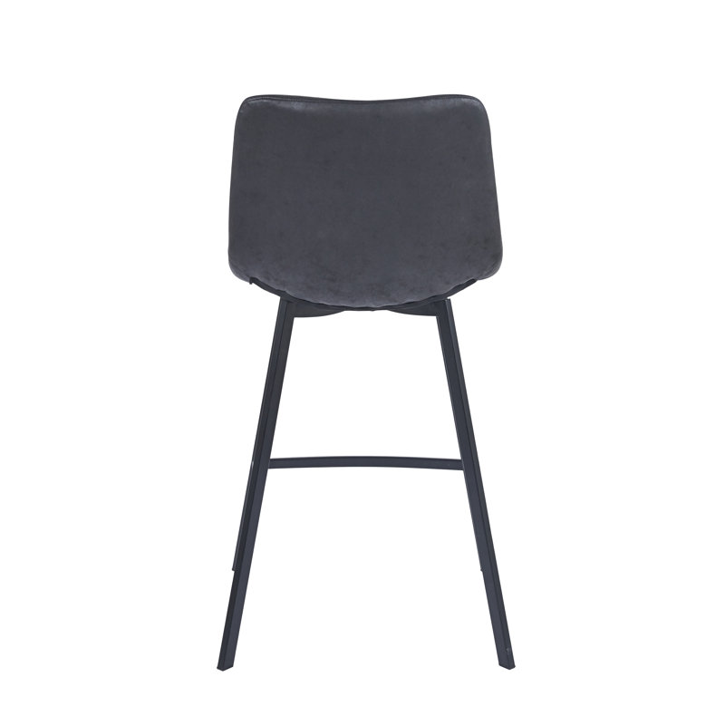 Asha 26" Bar Stool, Black