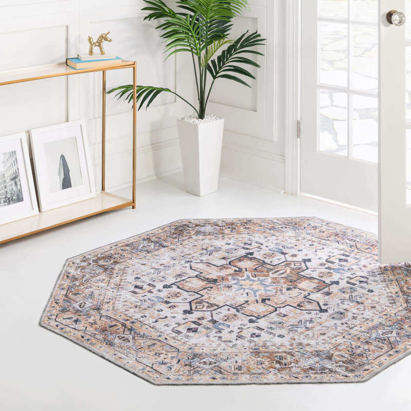 Nienke Oriental Indoor Rug, Octagon 5' x 5'