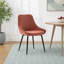 Chaise d'appoint rembourrée en velours Veronica-2033957409