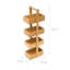 Bamboo Freestanding Bathroom Shelves