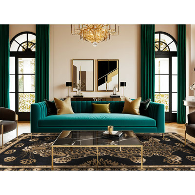  Tapis lavable léopard de Java avec gros chats