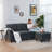 79.5" Wide Reversible Modular Sofa & Chaise with Ottoman-1120533740