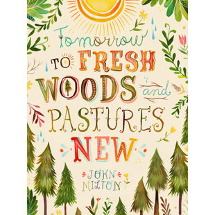 «Fresh Woods and Pastures», art sur toile