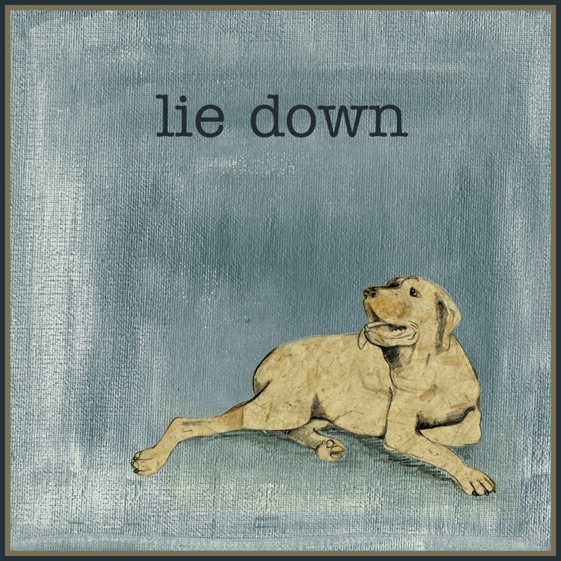 Lie Down - Wrapped Canvas Print, 76cm H x 76cm W