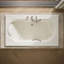 Memoirs 72" x 42" Drop In Combination Bathtub with Faucet, Light, Heater Included-361987537