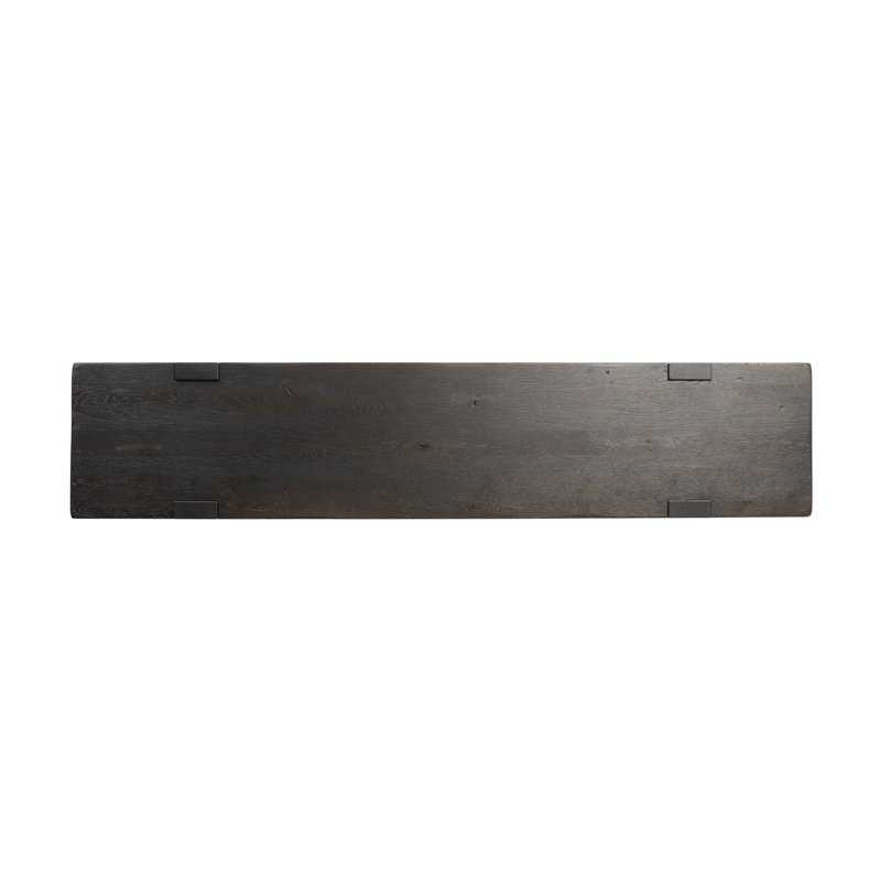 Matei Console Table-Smoked Black, Smoked Black