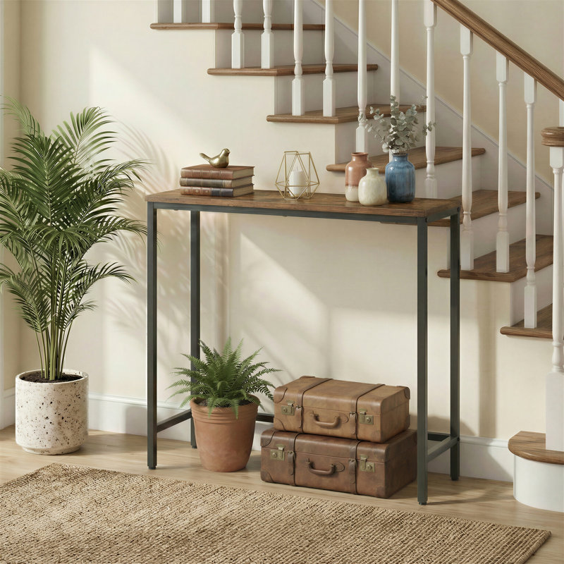 31.5" Console Table, Rustics Brown/Black