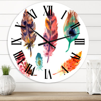 Horloge murale bohème et éclectique