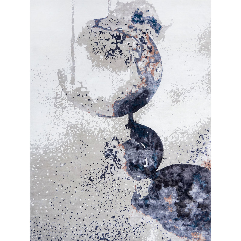Abstract Area Rug, Rectangle 9' x 12'