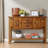 Spacious Sideboards & Buffets, Pine Wood Rustic 46.5in For Kitchen