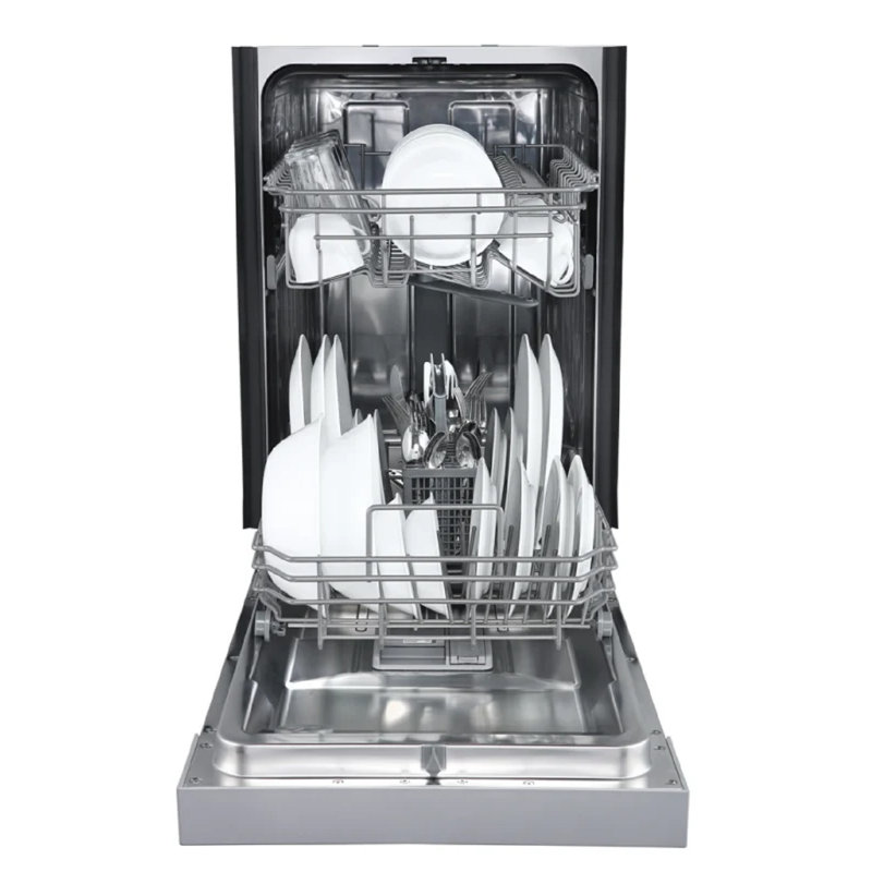 18" 52 dBA Built-In Full Console Dishwasher, Stainless Steel