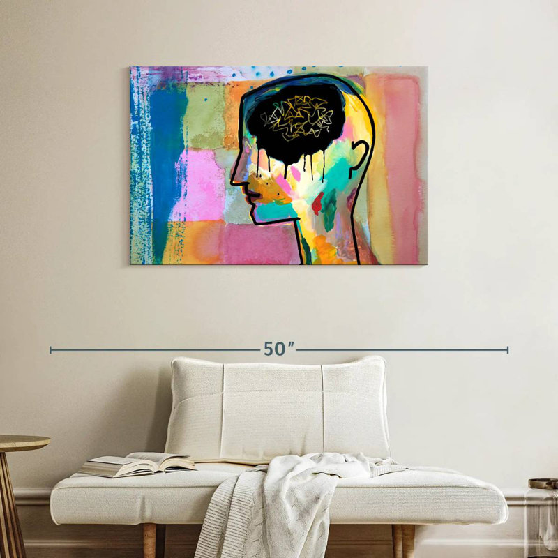 Leisha Chaos In My Brain, H 26 po x l 39 po