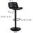 Harjyot Modern Swivel Adjustable Height Bar Stool with Backrest Footrest for Kitchen Island Bar Counter-1300714221-1303542583