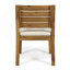 Ensemble de 2 fauteuils de salle à manger d'extérieur en bois d'acacia avec coussins-1582356681