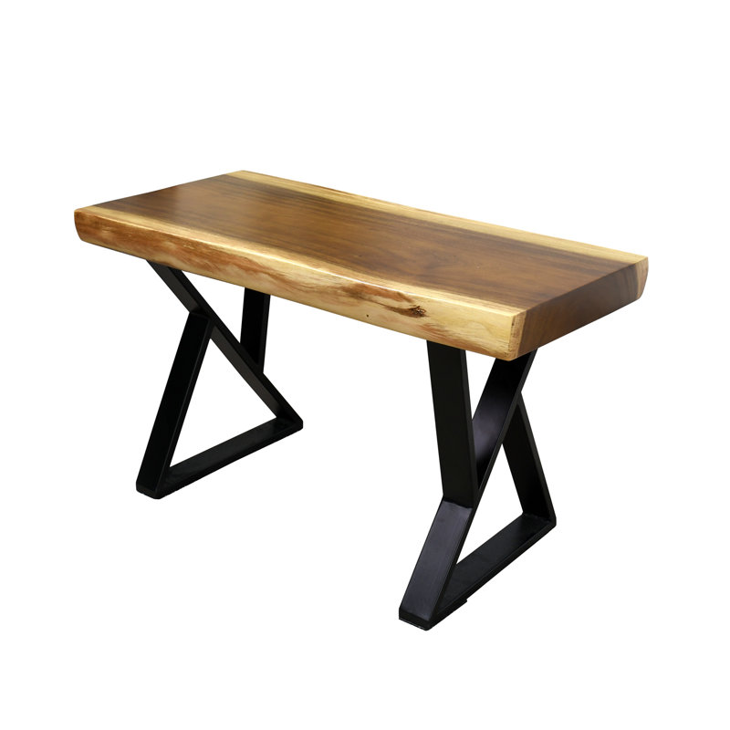Solid Wood Bench, 45.7cm H x 78.7cm W x 33cm D