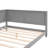 Wood Daybed/ In Gray Full Size - Classic Mid-Century Style With Versatile Bed Modern Design And Armrest, For Home-1067584081-1067584087