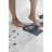 Non-Slip Bathmat, 100% Polyester, 15.8 x 23.6 inches | Antiallergic, Dust & Stain Repellent, 20.5 oz/sq yd | Machine Washable, Easy Care | Ideal for Bathrooms, Elegant & Functional Design