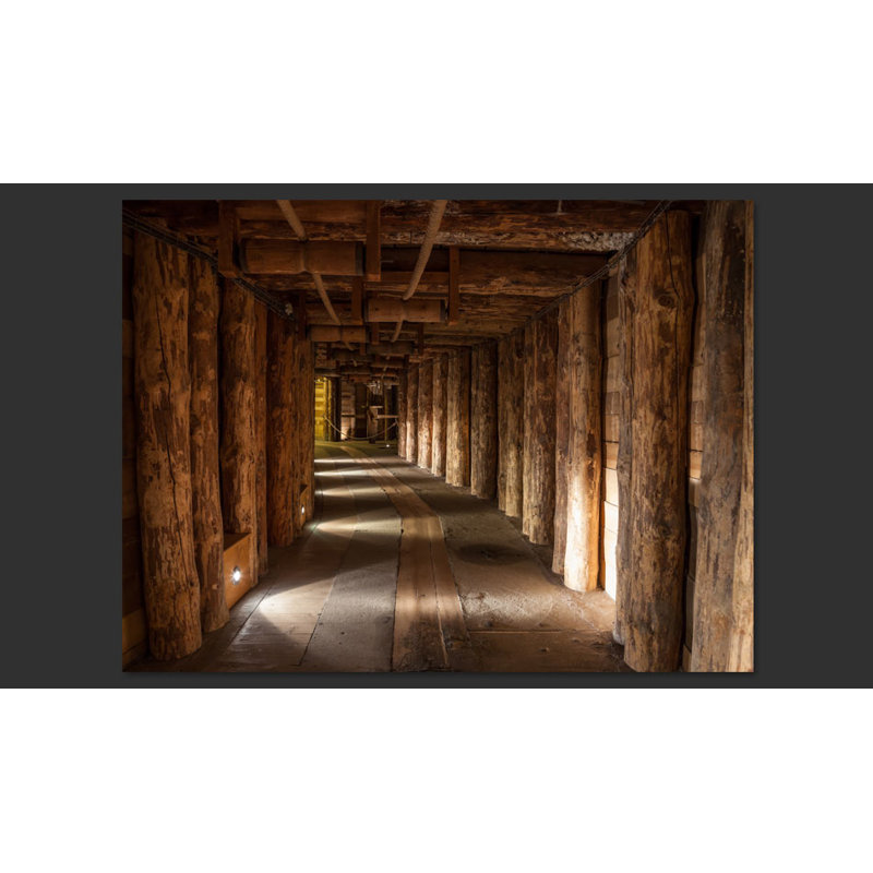 Wooden Passage 3.09m x 400cm Wallpaper, 350 cm x 270 cm