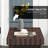 Hand Woven Pe Coffee Table For Balcony, Garden - Folding Design Outdoor End With Functional Use
