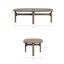 Ensemble de meubles d'extérieur en bois de teck Saratoga-123103185-123103186
