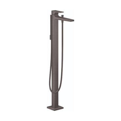 Garniture de robinet de baignoire autoportante avec poignée levier Metropol et ensemble de garniture de douche à main 1,75 GPM seulement