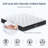 King Size Hybrid Mattress With 10-Inch Medium-Firm Support, Individually Pocketed Coils And Gel-Infused Memory Foam For Balanced Comfort And Spinal Alignment.-883101420-883101422