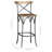 VidaXL Bar Stool Solid Mango Wood