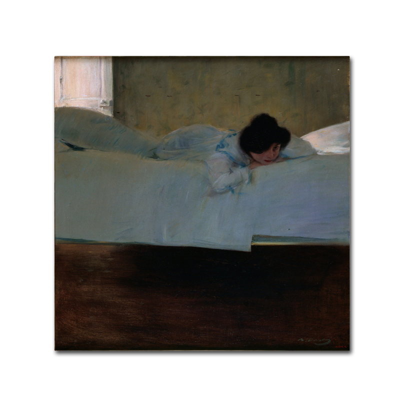 « laziness », reproduction sur toile tendue, H 14 po x l 14 po