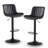 Brinitta Modern Swivel Adjustable Height Bar Stools, Leather Barstools Kitchen Island Counter Stool-1699460767