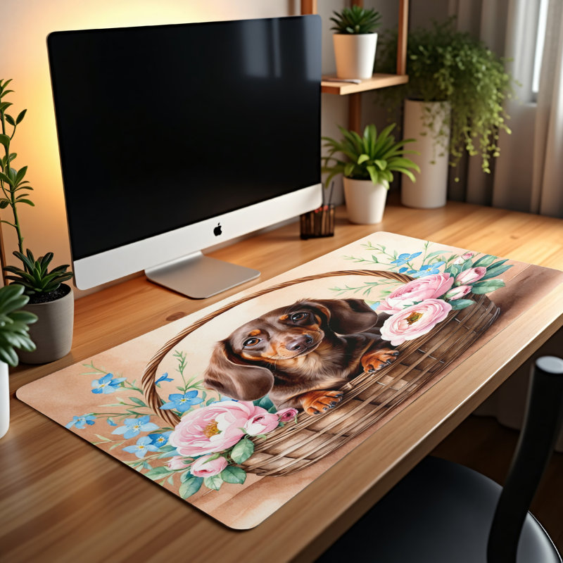 Polyester Desk Pad, 31.5x15.5