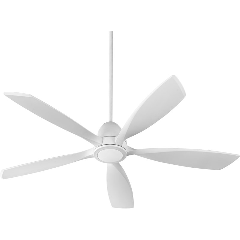 Ximena 56'' Ceiling Fan with Light Kit, Studio White