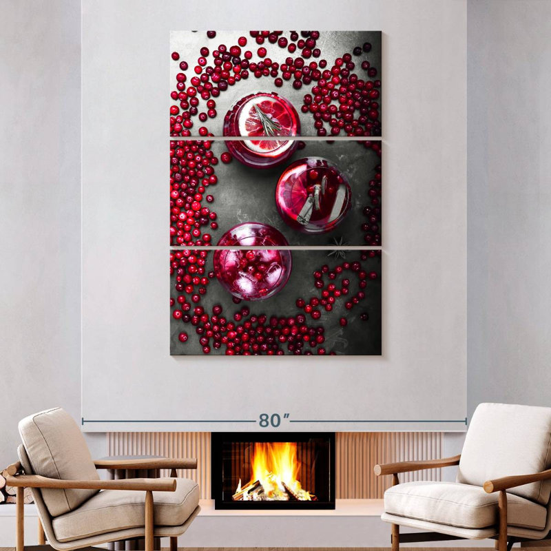 Yarlin Juicy Cranberry Cocktail, 74" H x 48" W