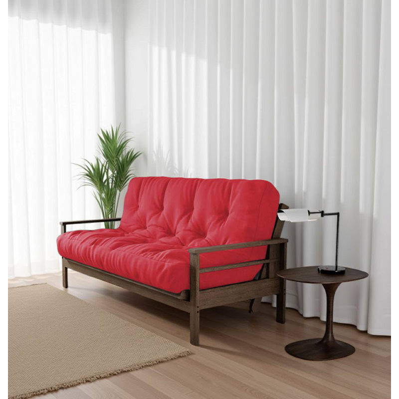 Matelas en mousse viscoélastique Hooppole Premium - Certifié CertiPUR-US, sans cadre, 8', Double, Rouge