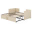 Lit de jour simple tapissier - Lit gigogne inclus-1593107951