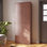 Chadwic Modern minimalistic shoe cabinet with 4 doors, entryway cabinet, engineered wood, terracotta, 74.5 cm W x 191.9 cm H x 34.9 cm D