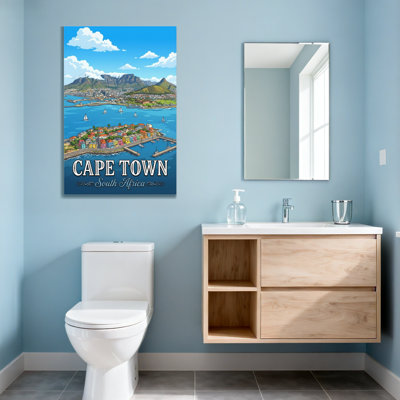 «Scenic & Cityscapes», impression d'art urbain de Cape Town, Afrique du Sud