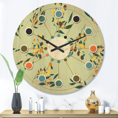 Horloge murale Eucalyptus Bright
