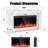 Moneak Simple Surround Electric Fireplace