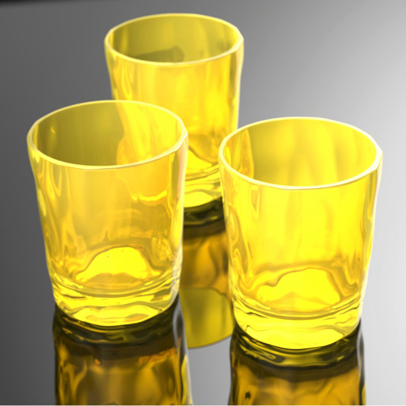 Verre à whiskey 14 oz. Southmead, Jaune Jelly
