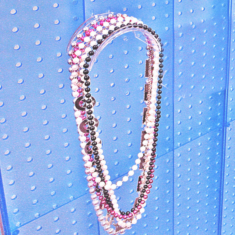 Half Round Necklace Bar for Pegboard or Slatwall, 4-Pack